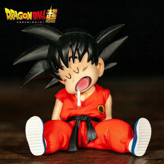 Figura de anime Dragon Ball de 10 cm, Son Goku, versión Q, modelo de figura de PVC